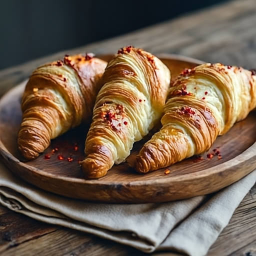 JiT-DDT sample: croissants pepper flakes