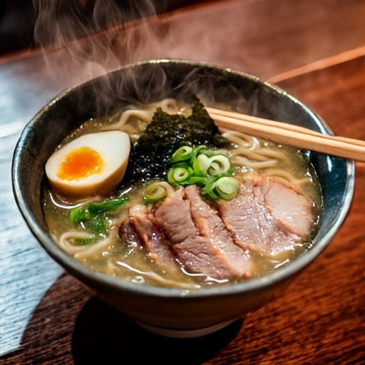 JiT-DDT sample: ramen bowl steam
