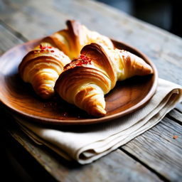 Linum v2 sample: croissants pepper flakes