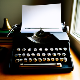 Linum v2 sample: old typewriter paper