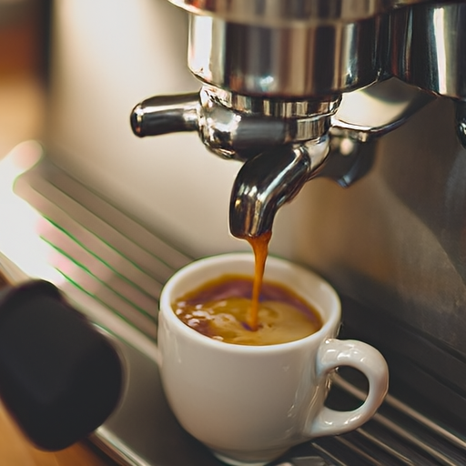 P-JiT sample: espresso pour macro
